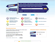 Tablet Screenshot of encontraamericana.com.br
